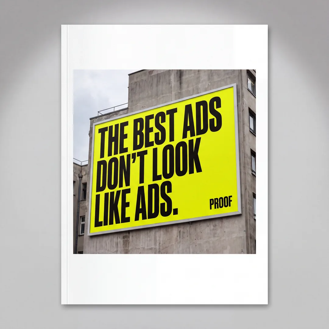 Anti-ad billboard